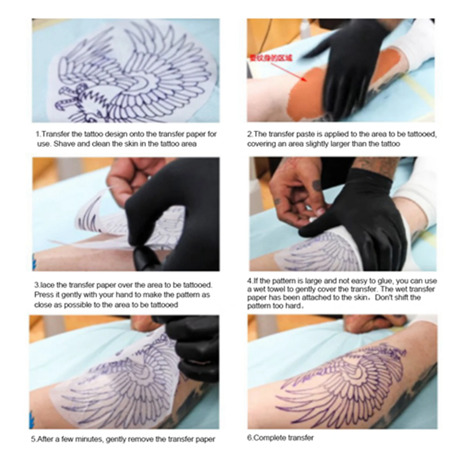 Savon de transfert de tatouage professionnel 60g, pochoir de tatouage, fournitures d'apprêt