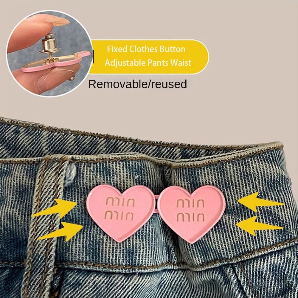 2 пары, регулируемые кнопки для затяжки пояса