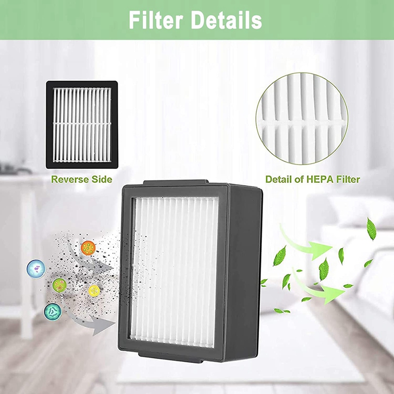 Cepillo Lateral de filtro Hepa para iRobot Roomba I7 I7 + I6 I8 I3 J7 Plus E5 E7 E & I Series aspiradoras bolsa de polvo piezas de repuesto