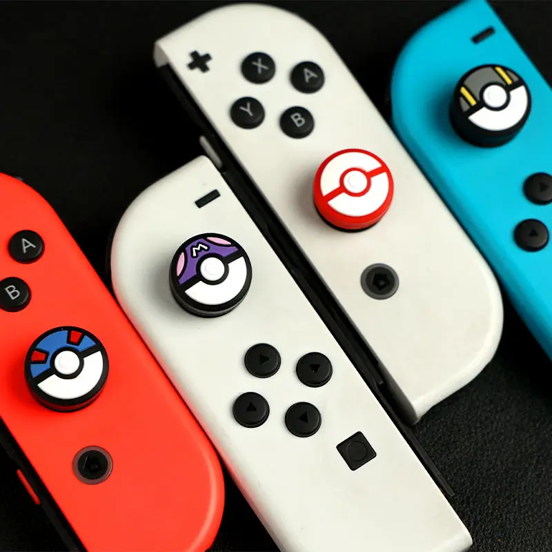 Silicone Analog Thumb Stick Grips, Caps para Switch, NS, Oled, Lite, Console, Cap Skin, Joy Con, Controladores de jogos, 8pcs