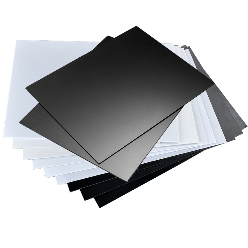 1pcs white/black abs plastic plate model sheet DIY model material material parts thickness 0.5mm/1mm/1mm/1.5mm/2mm/3mm