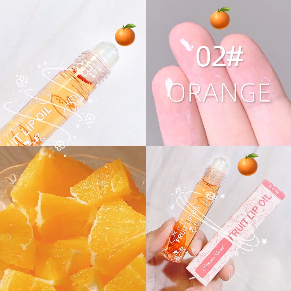 Rossetto idratante gocciolante Olio per labbra idratante liquido alla frutta e karitè