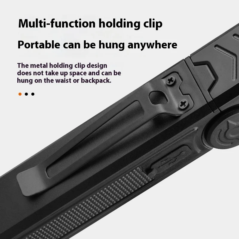 Multifunktion ale wiederauf ladbare USB-Taschenlampe mit Magnet leistungs starke Cob LED Arbeits licht wasserdichte Taschenlampe