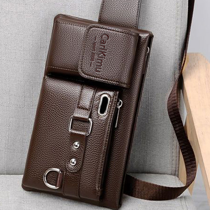 Mochila masculina de grande capacidade multifuncional à prova d'água e resistente ao desgaste bolsa de ombro