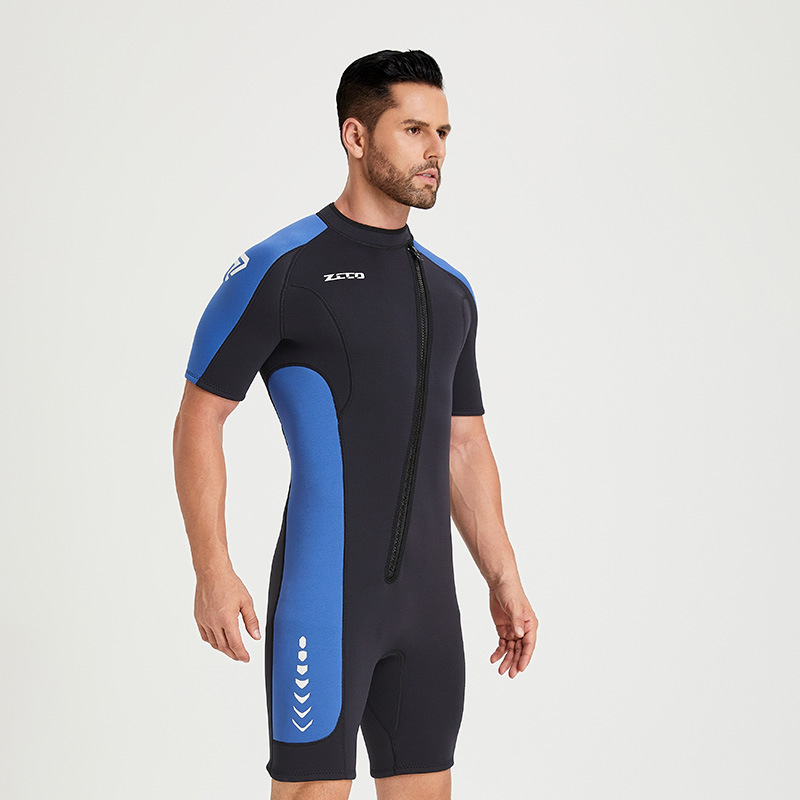3mm Diving Suit Men's and Women's Short Sleeved Shorts Diving Suit Thickened Warm and Cold Resistant Surfing Suit