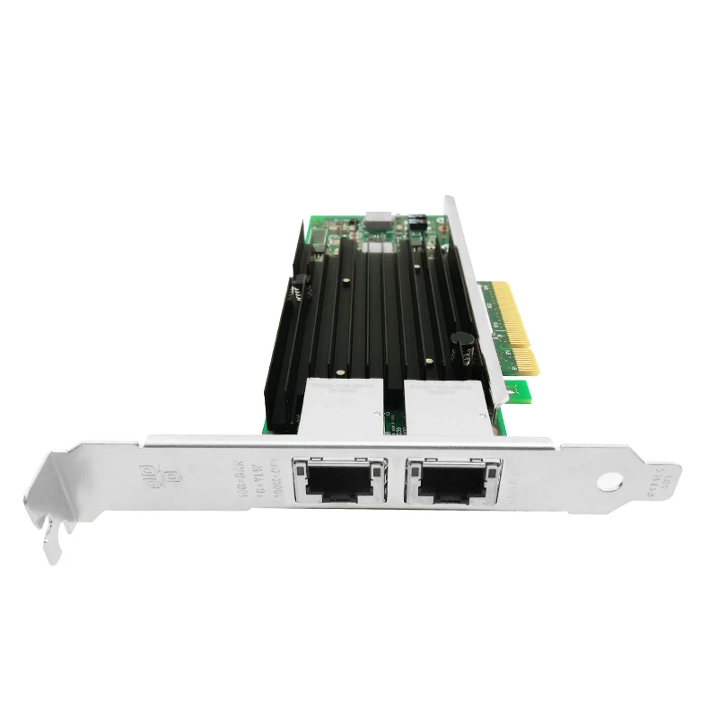 X540-T2 Intel Чипсет PCIe x8 Двойной медный порт RJ45 10 Гбит/с Сетевая карта Ethernet PCIE-X8 X16