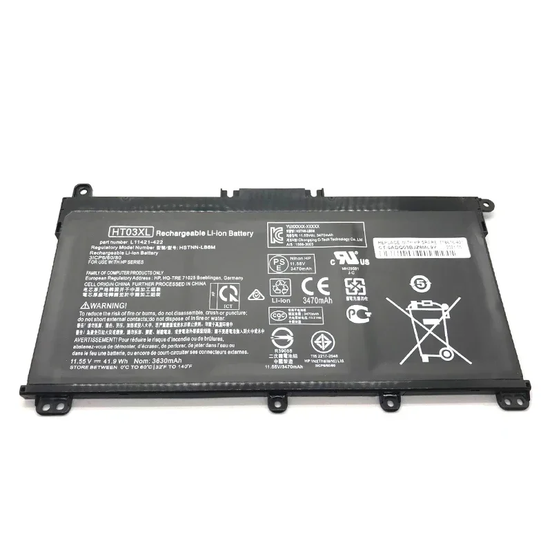 Новый оригинальный аккумулятор для ноутбука HT03XL для HP Pavilion 14-CE0001LA 14-CE0014TU 14-CE0010CA HSTNN-LB8L L11421-421 250 255 G7 Series