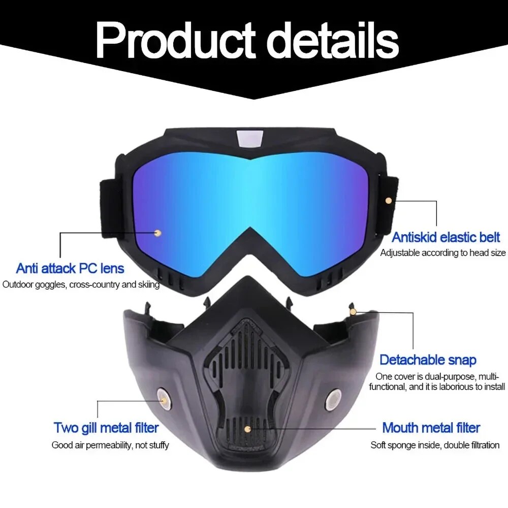 Óculos de proteção UV, Windproof Máscara Goggle, HD Óculos de bicicleta, Esporte ao ar livre Eyewear, Montando Suv, Verão