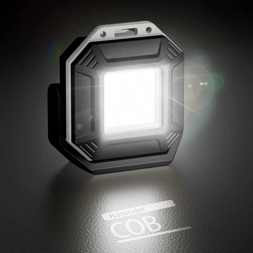 Lámpara de inspección LED COB, luz de inspección impermeable con Base magnética, linterna recargable para reparación de automóviles, taller de emergencia