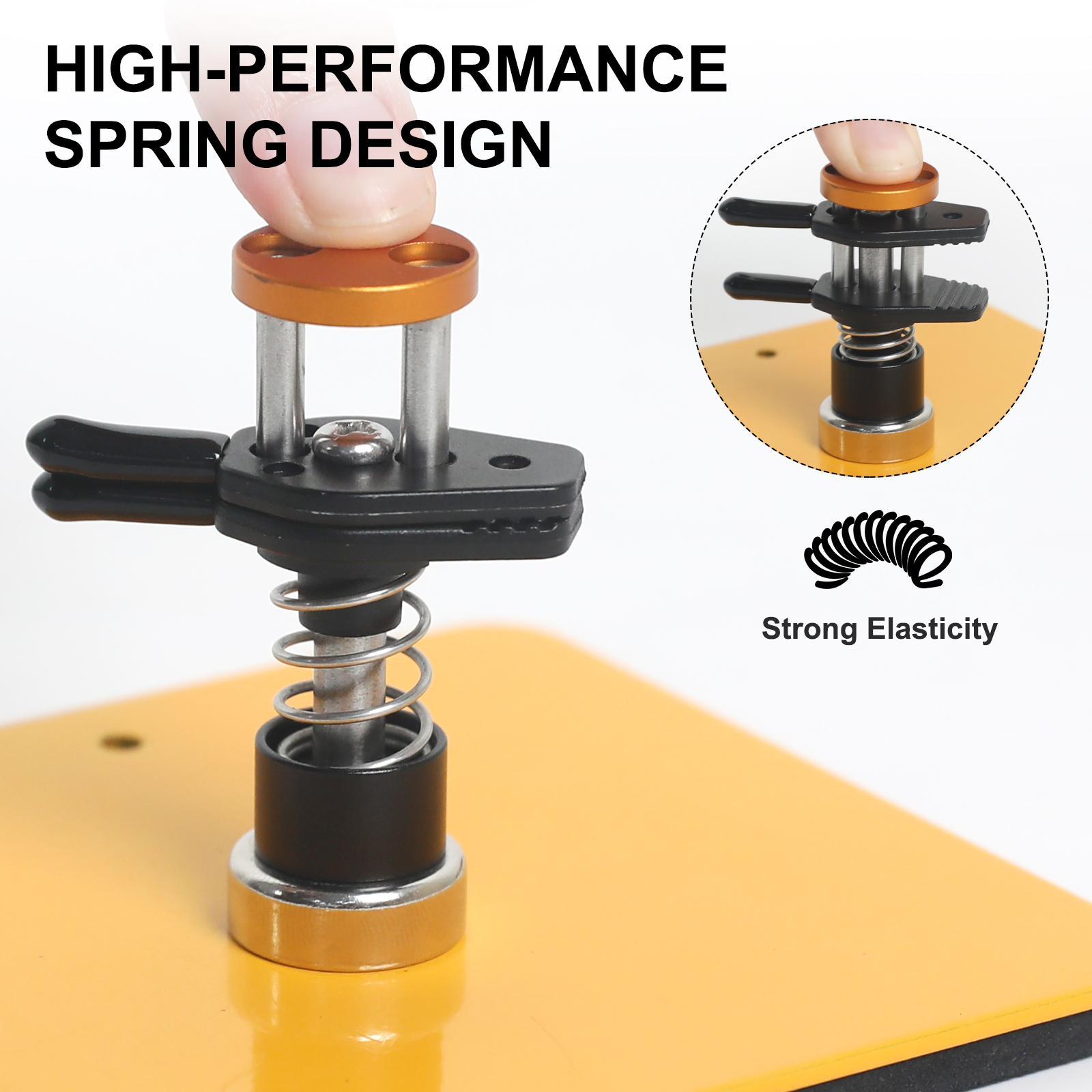 NEWACALOX Magnetic Helping Hand Soldering Third Hand Tool with Alligator Clips Flexible Metal Arms Electronic Repair Tool