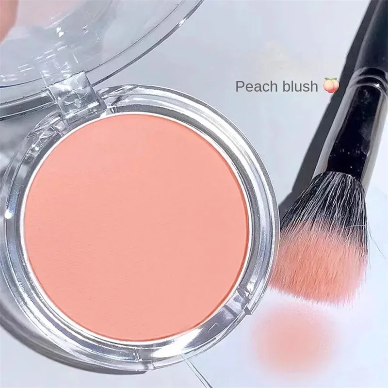 Rubor monocromático mate, Color Natural para mejillas, brillo Facial, resistente al agua, maquillaje de contorno Facial, colorete en polvo, maquillaje suave