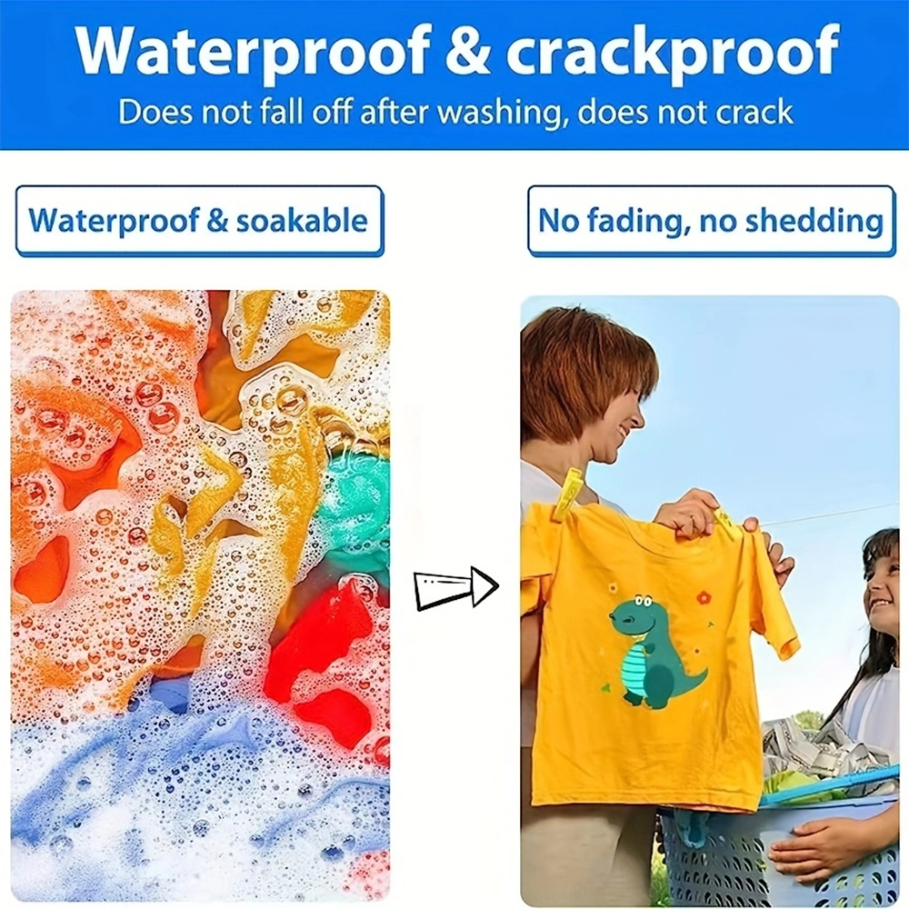 A4 30 ชิ้น DTF Transfer ฟิล์มสัตว์เลี้ยงกระดาษถ่ายเทความร้อน Matte Double - Side Clear Pretreat แผ่นสําหรับ DIY โดยตรงบนเสื้อยืดกระเป๋า