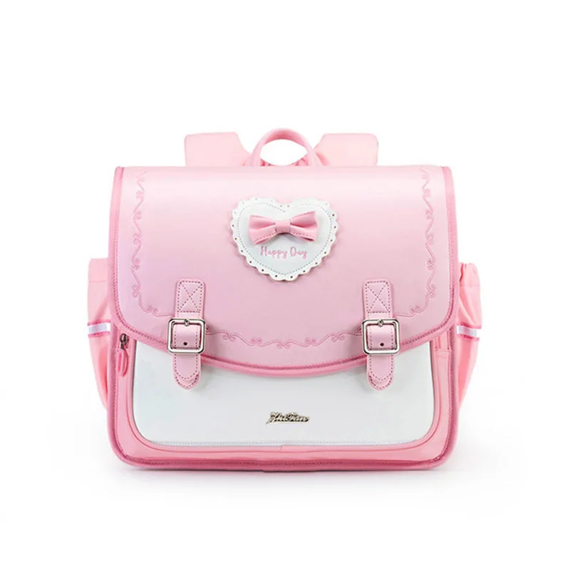 Zaino giapponese Zaino per studenti primari Zaino per ragazzi e ragazze Borsa per libri orizzontale alla moda Zaino carino per bambini Zaino per scuola impermeabile