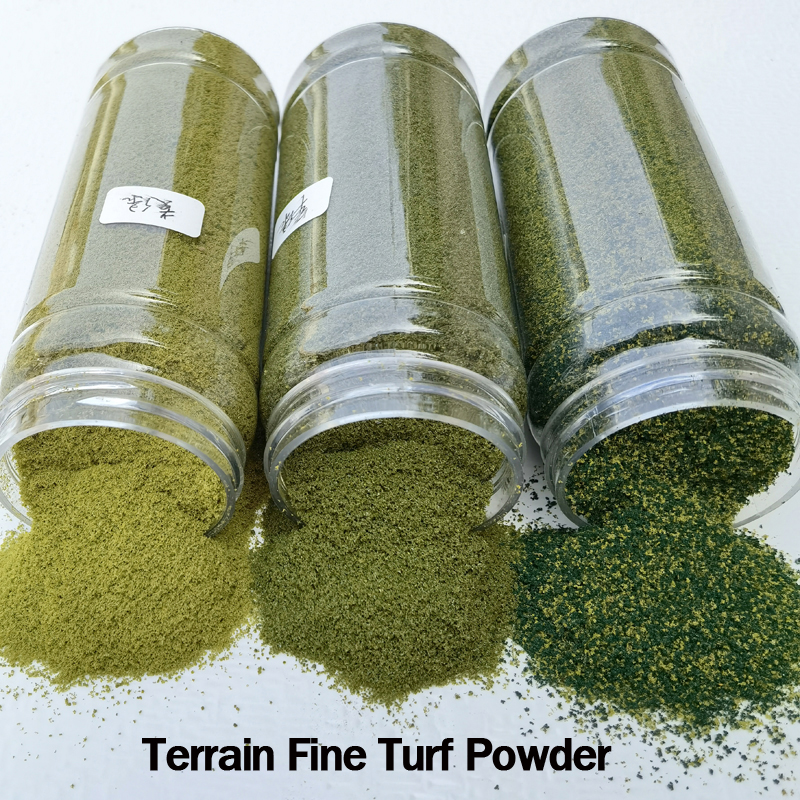 250ml Simulation Fine Turf Sponge Material Terrain Grass Powder For Military Sandtable Building Railway Model Scene Layout