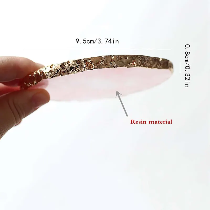 불규칙한 멀티 컬러 수지 보석 트레이 홈 스토리지 데스크탑 혼란스러운 반지 목걸이 Organis 네일 아트 팔레트