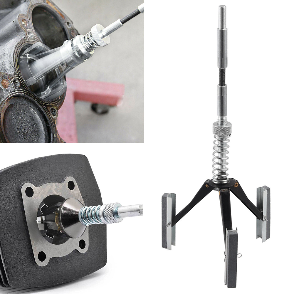 Lixadeira de cilindro de três mandíbulas, moedor de diâmetro interno, aço, cilindro de freio de motor de carro, ferramenta de afiação de eixo flexível 18-63mm