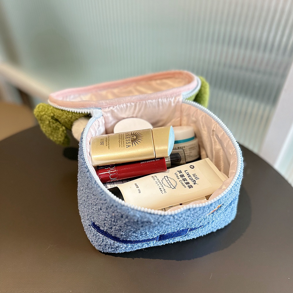 Bolsa de cosméticos Kuromi Cinnamoroll, bolsa de felpa de Anime My Melody, bolsa de almacenamiento de cosméticos de estilo japonés, chica de alta capacidad