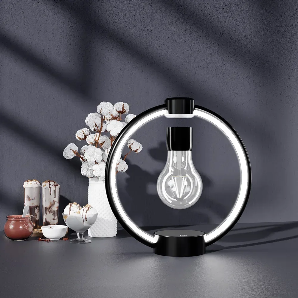 高品質磁気浮上電球レトロな雰囲気ランプ目の保護 RGB LED ナイトライト USB ランプホームルームの装飾ギフト