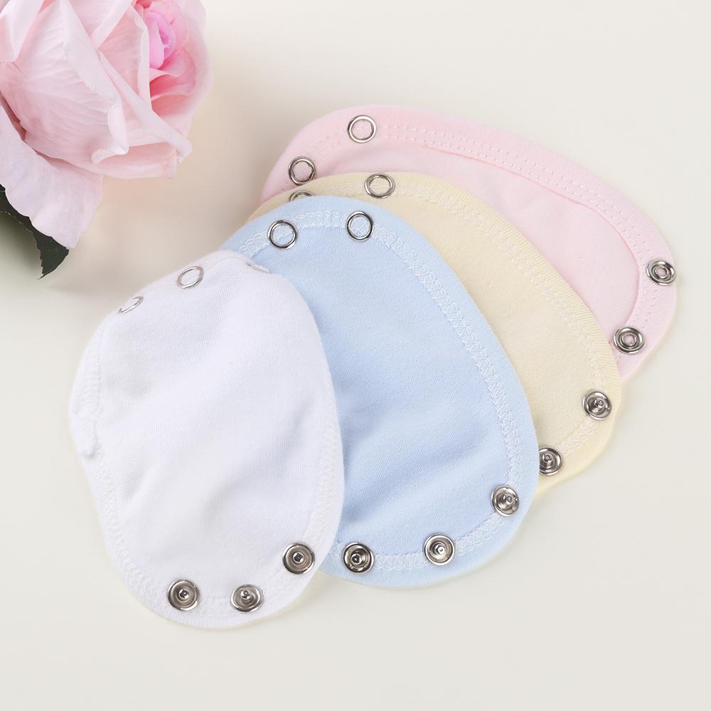 4 Màu Sắc Bền Mềm Bé Bodysuit Mở Rộng Jumpsuit Kéo Dài Tã Kéo Dài Jumpsuit Miếng Lót Tấm Lót Thay Bỉm Có