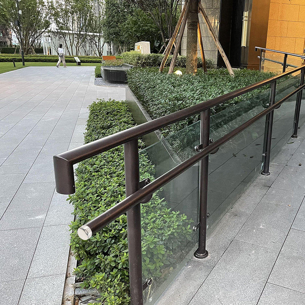 4 Pcs Handrail Tube Accessories Caps Stainless Steel Stair Column Staircase End Plugs for Stairs Railing