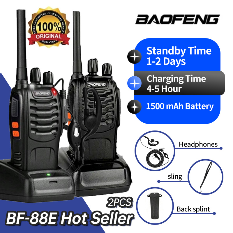 Baofeng BF-88E Pmr comunicador de intercomunicación portátil 16 Kanaal Lange Afstand Gesprek Walkie Talkie 5W 446Mhz Radio de Hotel en casa