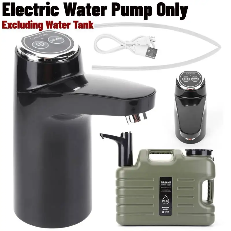 Draagbare waterdispenser Elektrische waterpomp Eén sleutelschakelaar Draadloos waterpompapparaat voor campingwatertank