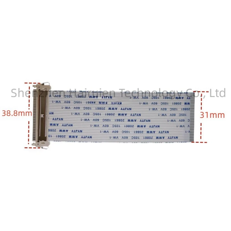 LVDS computer display screen cable 1.0mm spacing 30PIN forward and reverse FIX LCD screen soft cable