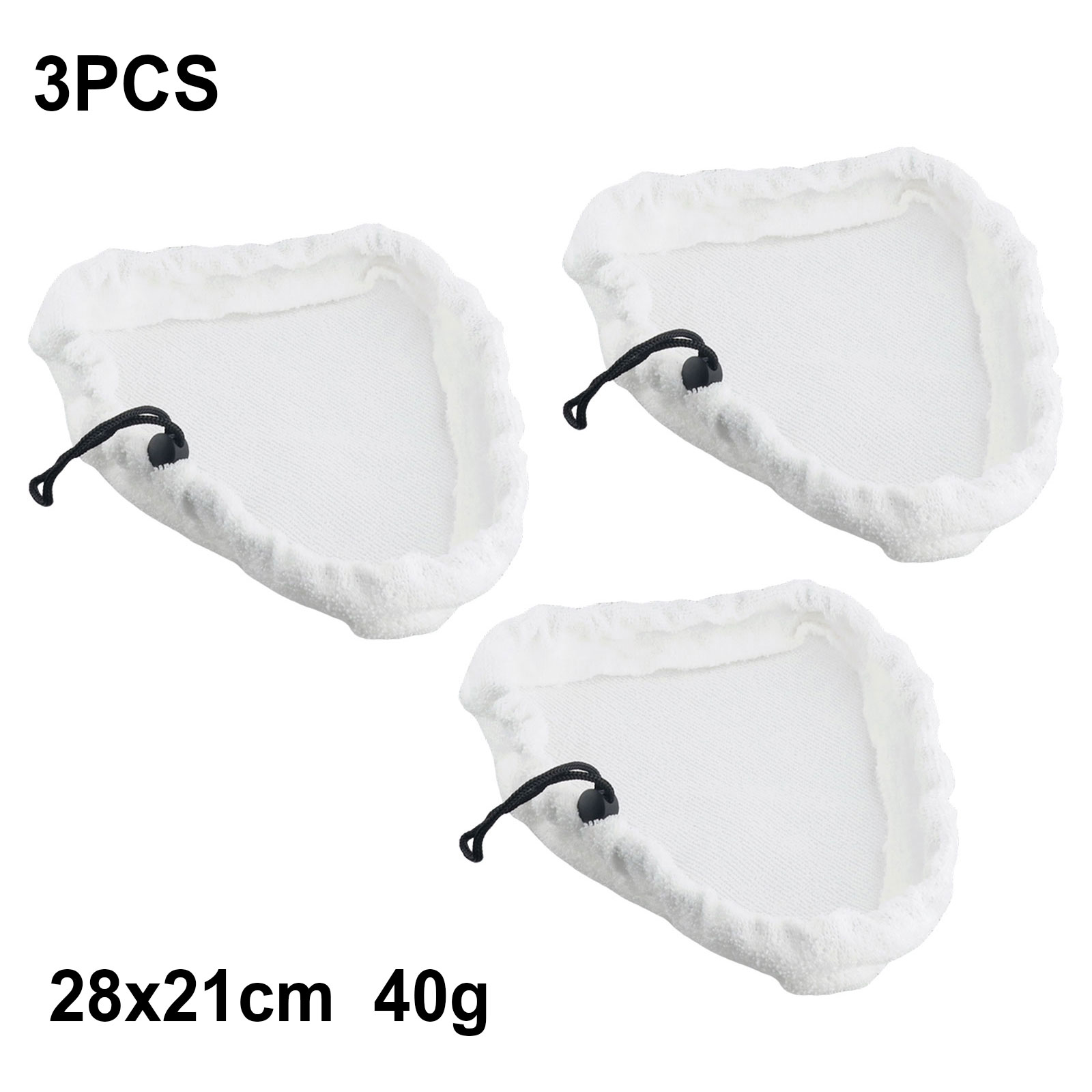 3Pcs Microfibre Cloth Cleaning Pad For Steam Floor Mop Steamer Cleaner Accessories 28x21cm Mop Pads