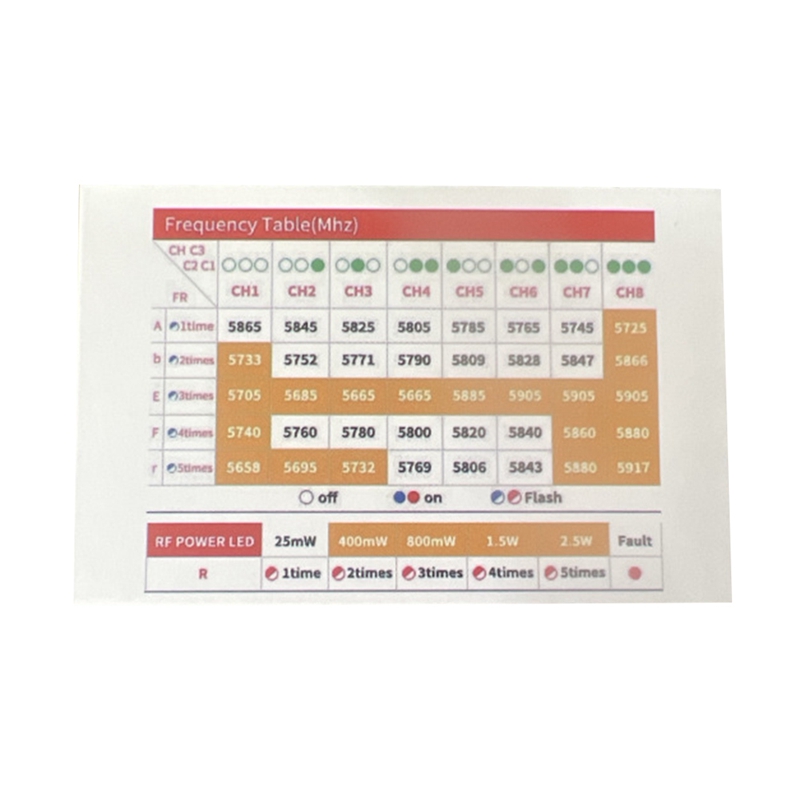 5,8g 2,5 w fpv vtx 40ch 2500mw für rc Starr flügel fpv Langstrecken-Renn drohne langlebig langlebig einfach zu installieren