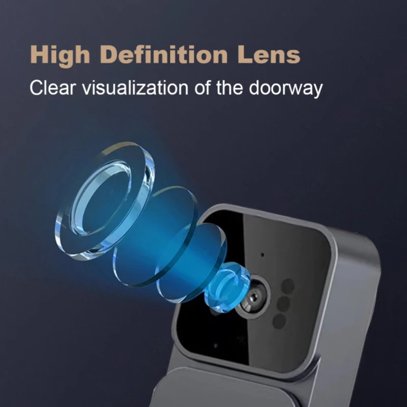 Chuông cửa Video intercom máy ảnh inteligente không dây bằng chuông Night Vision 4.3inch màn hình cho an ninh nhà thông minh căn hộ