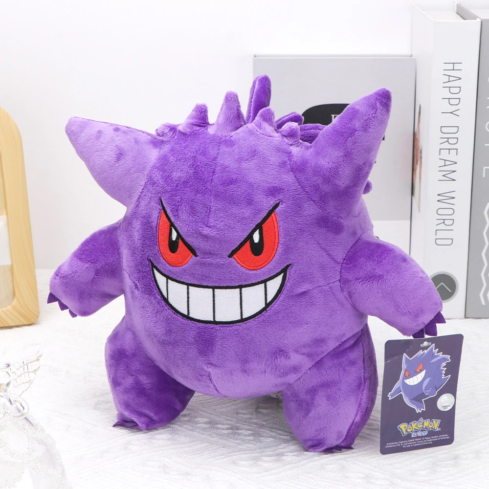 Gengar-muñeco de peluche Original para niños, muñecos de peluche suaves, regalos maravillosos, muñecos suaves Kawaii, juguetes Piplup de dibujos animados, regalo