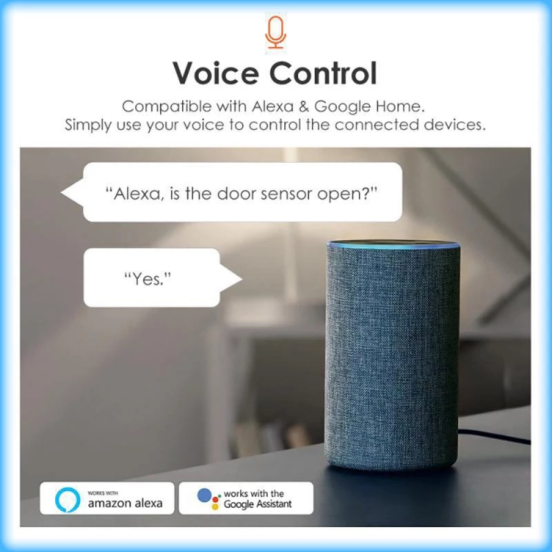 Tuya – capteur de porte WiFi pour maison intelligente, détecteur d'ouverture et de fermeture de porte, contrôle de la vie intelligent pour Alexa Google Home, Protection de sécurité