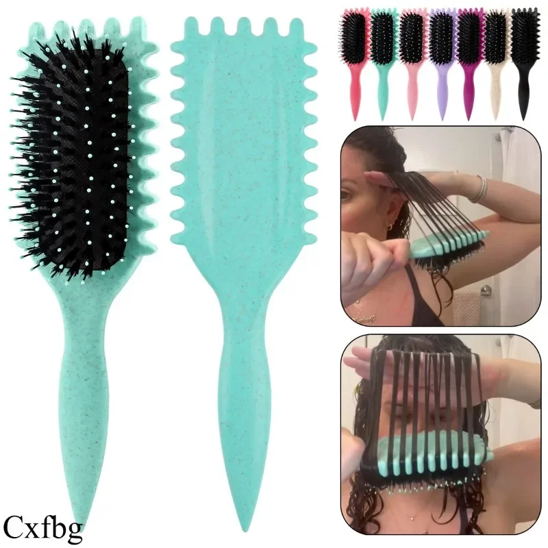 Modischer Massage-Luftkissenkamm, springender Stil, Kissenkamm für lockiges Haar, Kopfhautmassage und Styling-Werkzeug für lockiges Haar
