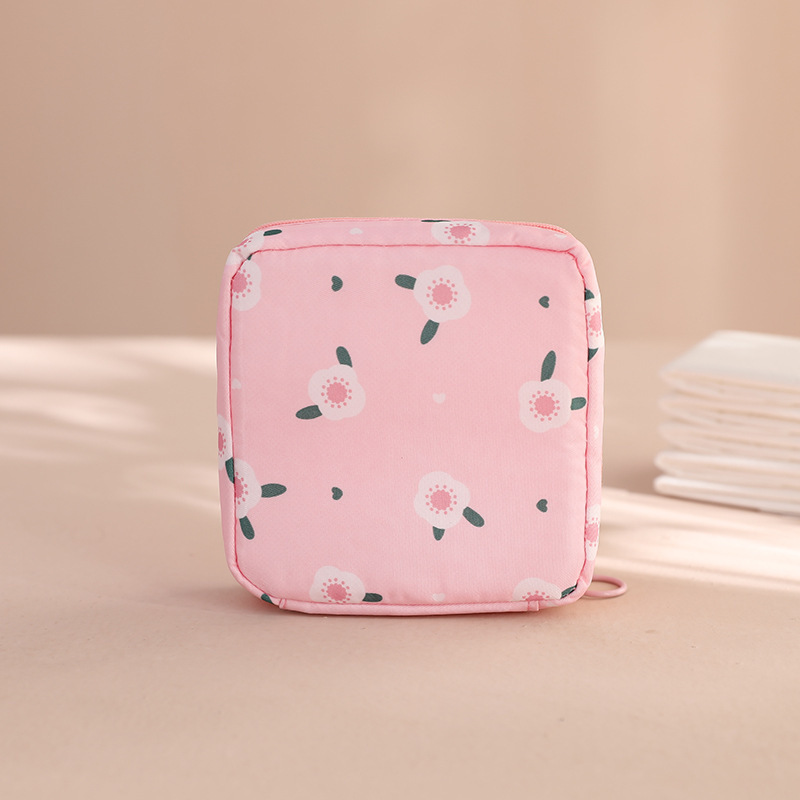 À prova d'água, grande capacidade, bolsa de armazenamento fofa, portátil, adequada para armazenar cosméticos, fones de ouvido, cabos de dados, sanitários