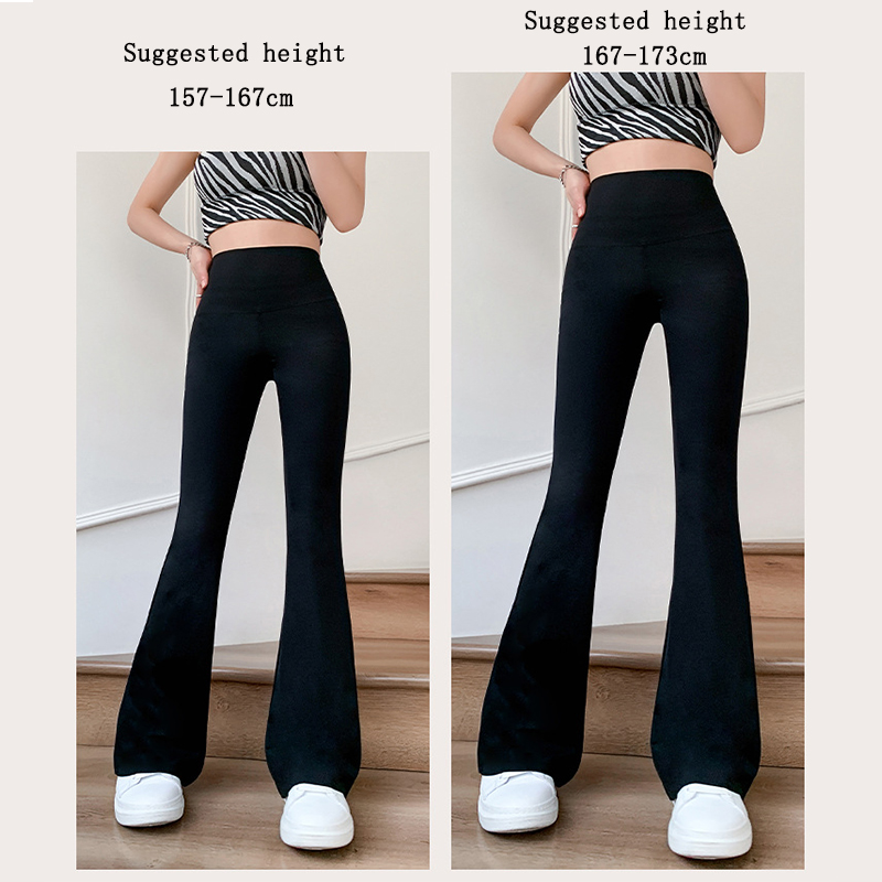 Pantaloni svasati da donna Pantaloni svasati sexy solidi a vita alta solidi Pantaloni svasati di squalo moda casual streetwear Leggings skinny elastici per il sollevamento del sedere