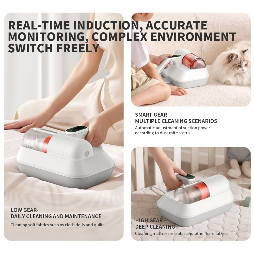 XIAOMI MIJIA Escova removedora de ácaros a vácuo Pro B402CN 220V 400W versão chinesa com adaptador
