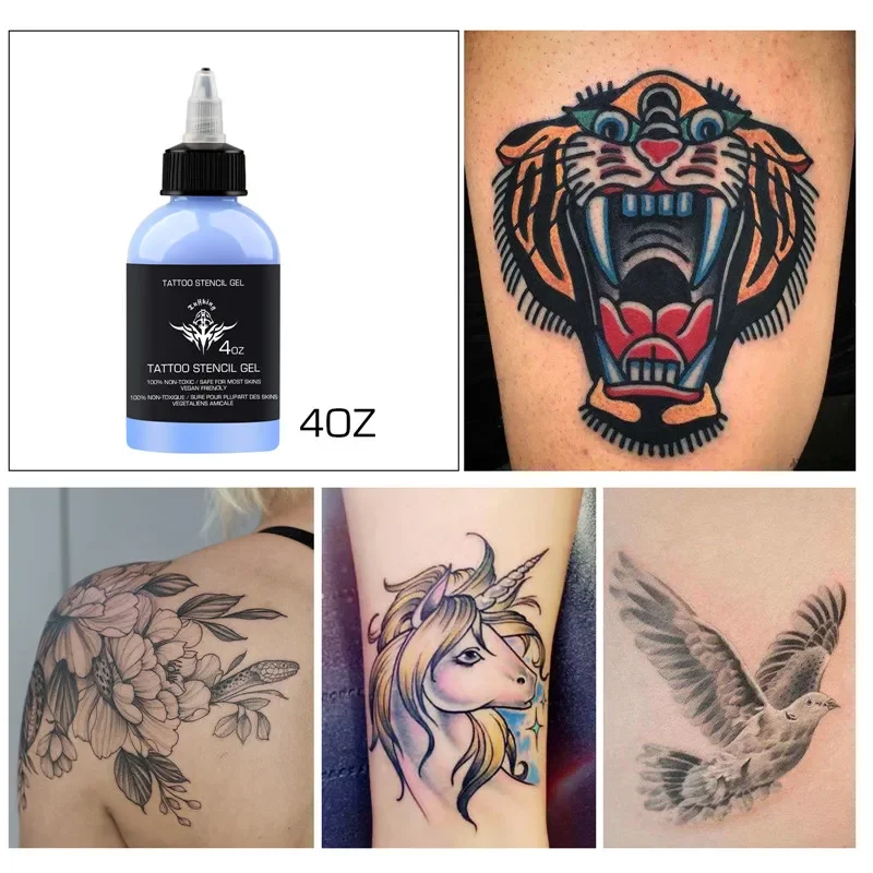 30/120ML Professional Tattoo Stencil Magic Gel เครื่องถ่ายเอกสารความร้อน Tattoo Transfer Stuff Solution ครีมชุดหมึกสัก