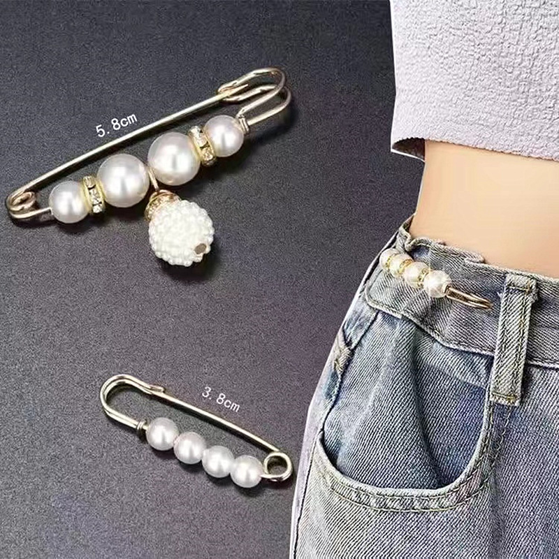 Ainameisi - Dames Metalen Lekvrije Broche Koreaanse Mode 8-delige Set Flip Kleding Corset Broche DIY Accessoires