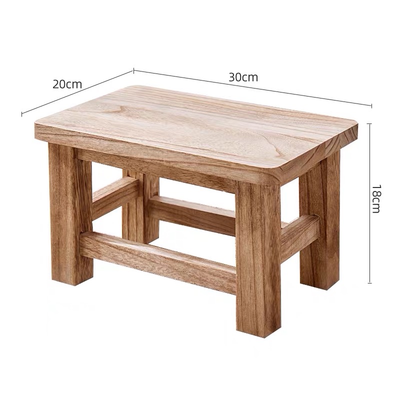 Modern Minimalism Solid Wood Small Stool Household Adult Living Room Shoe Changing Stools Children's Small Bench Muebles
