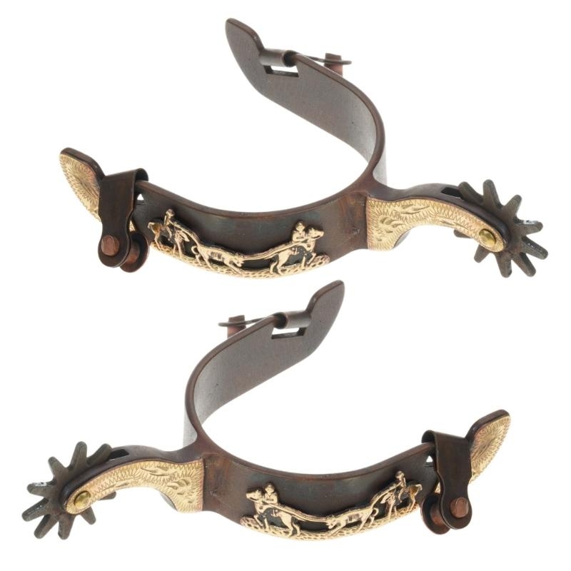 R6fe Horse Spur Замена мягкой стали Western Cowboy Spur Spuring