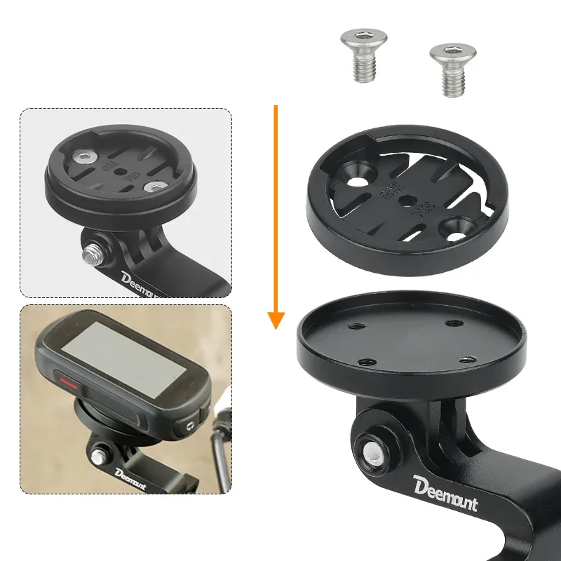 2pc/set Computer Mount Base for Garmin/Magene/Bryton/Wahoo Fits Radar RTL515/Magane L508 /Bryton R300L Cycle Replacement Inserts
