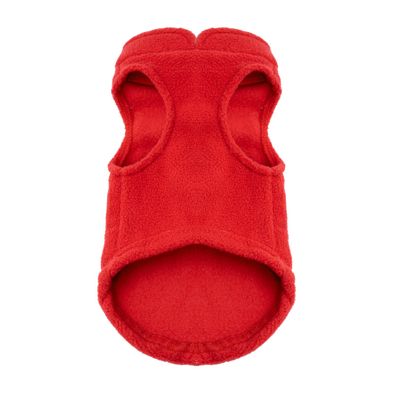 Soft Fleece Dog Clothes for Small Dogs Pull Ring Design Spring Autumn Winter Warm Pet  Pullover French Bulldog Jacket Pug Coats