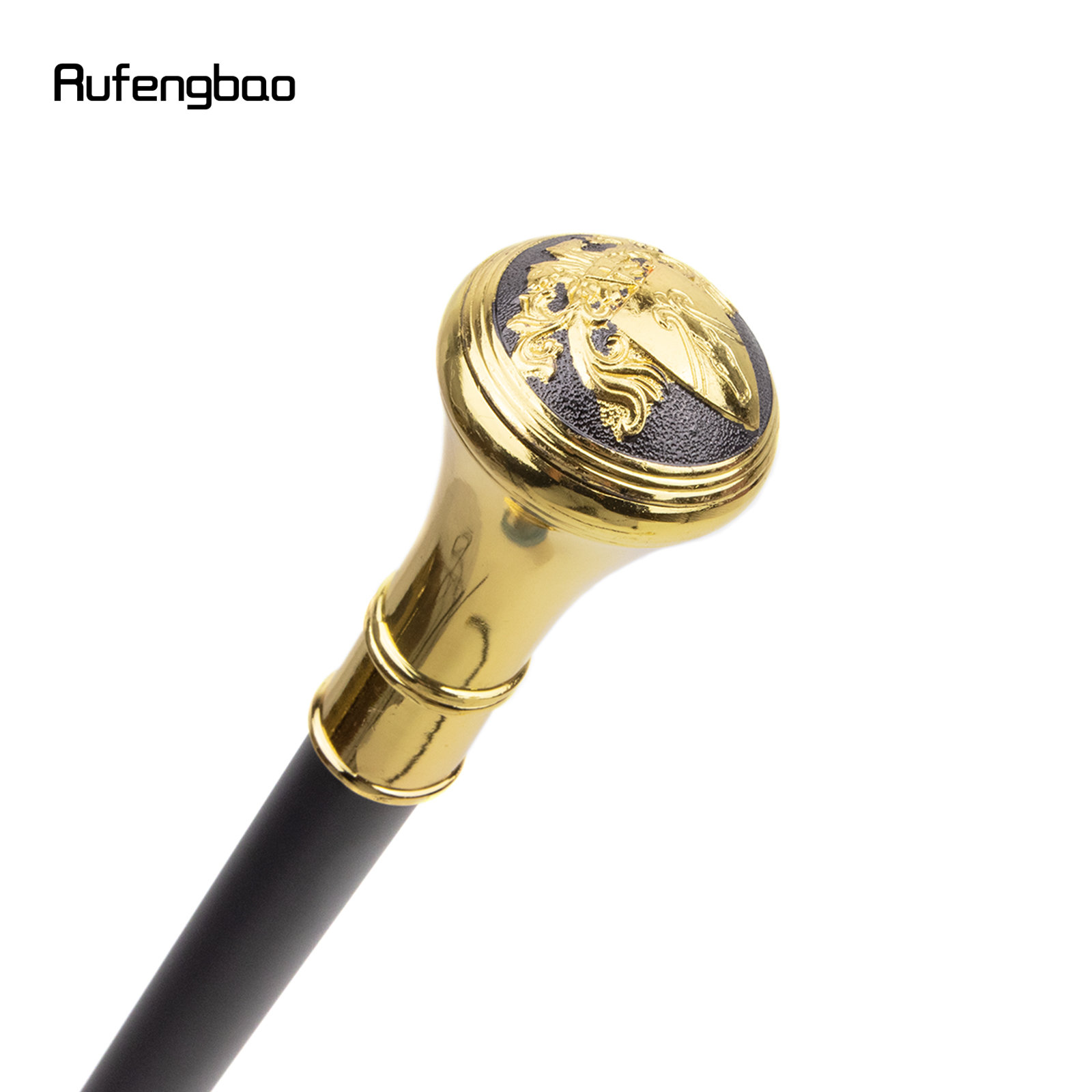 レトロな金色のヘッドスキャナーパーツ,快適さ,ウォーキング,トレンディ,シック,高級杖,ノブノブ,93cm