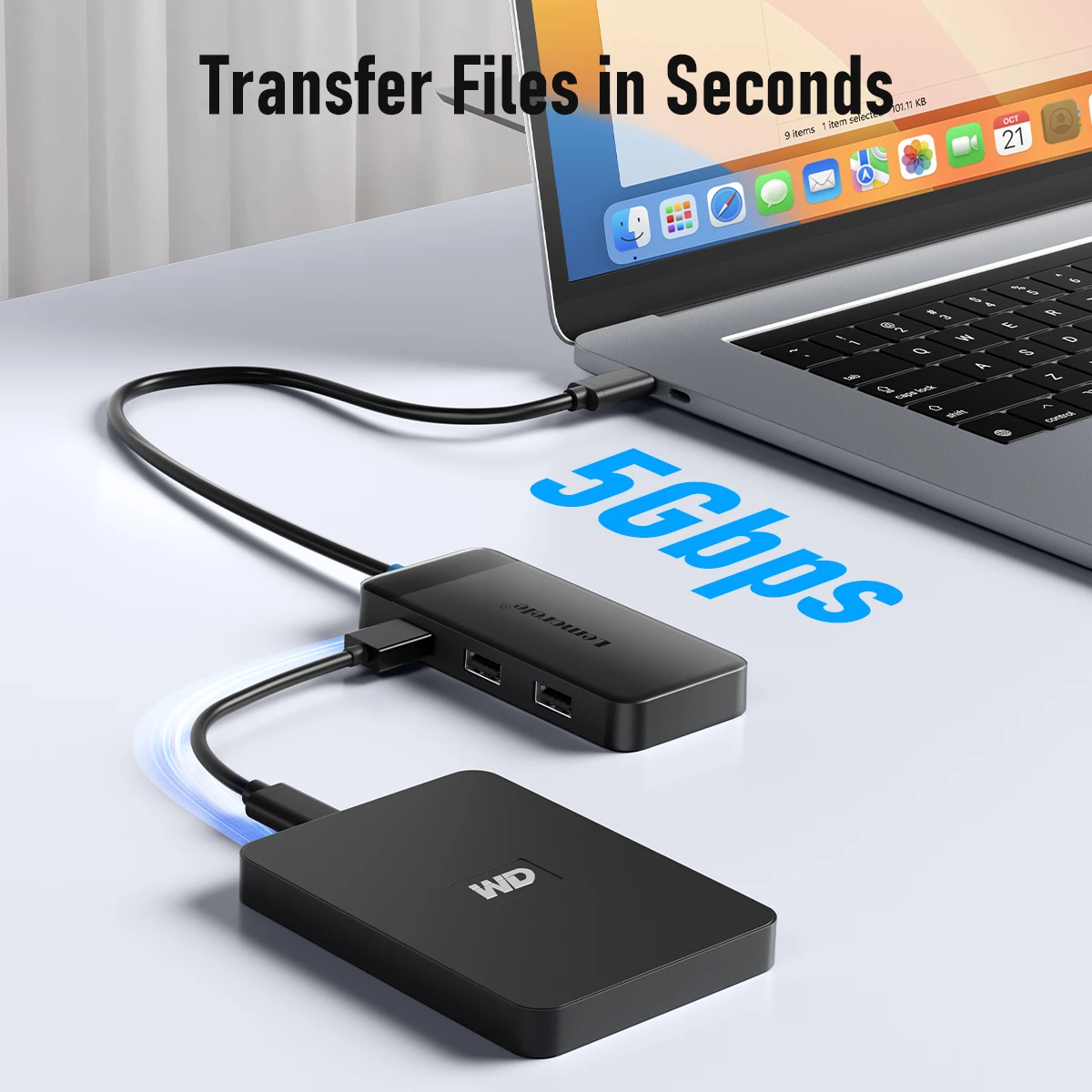 Lemorele TC122 USB C HUB Dual HDMI 4K Docking Station USB 3.0 PD 100W Type C Port for Macbook iPad M2 M1 Steam Deck