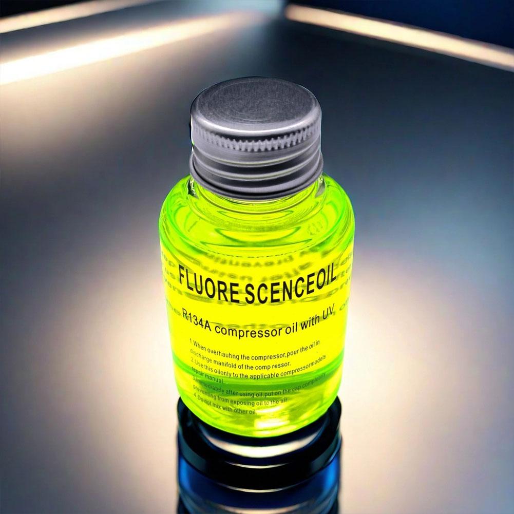 60ml Auto Airconditioner Lek Fluorescerende Auto Airconditioning Reparatie Olie Licht Pijpleiding Detectie Tracer Tool