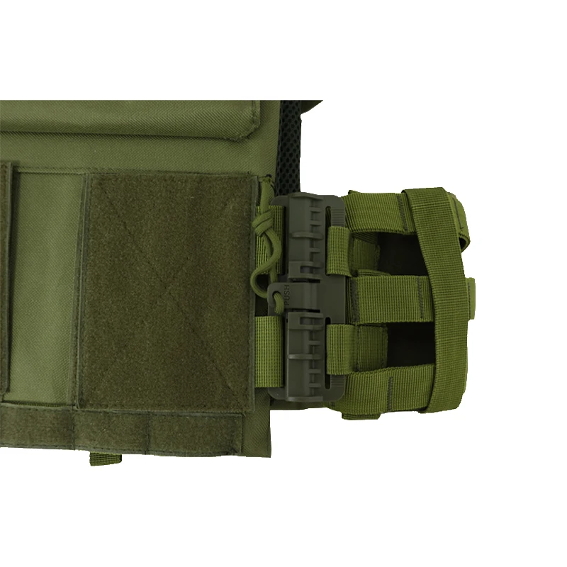 เสื้อกั๊กยุทธวิธี QUICK RELEASE BUCKLE MOLLE ชุด Universal Airsoft เสื้อกั๊ก Quick Removal ชุดหัวเข็มขัดอุปกรณ์ล่าสัตว์ 1 PCS/2 PCS