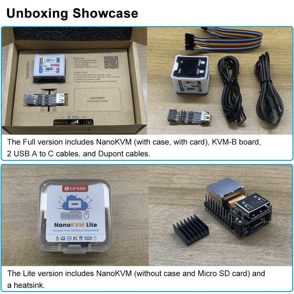 Sipeed NanoKVM PiKVM Мини-сервер с дистанционным управлением и обслуживанием HDMI Raspberry Pi Дистанционный последовательный порт LicheeRV Nano