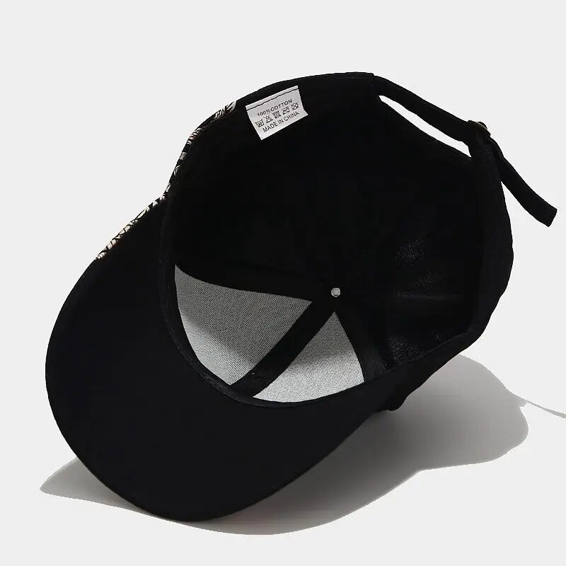 Czapka z daszkiem w stylu chińskim ze wzorem smoka dla mężczyzn i kobiet, wszechstronna czapka przypływu narodowego, hip-hopowa, hip-hopowa deskorolka, fajna