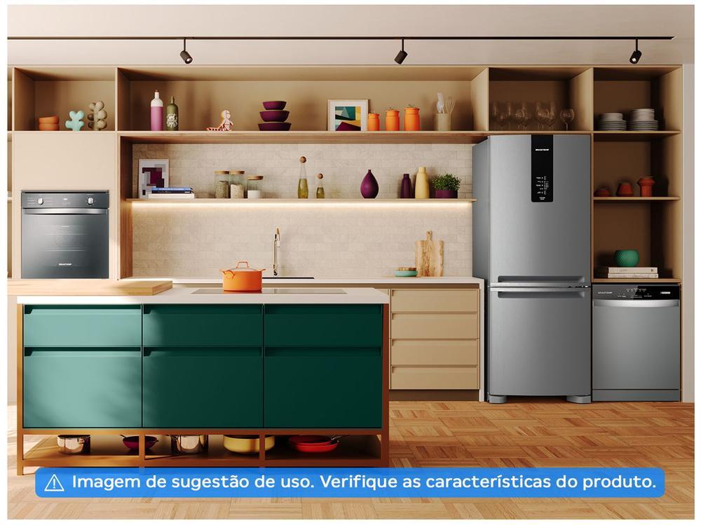 Geladeira/Refrigerador Brastemp Frost Free Duplex Prata 447L BRE57FK - 220V