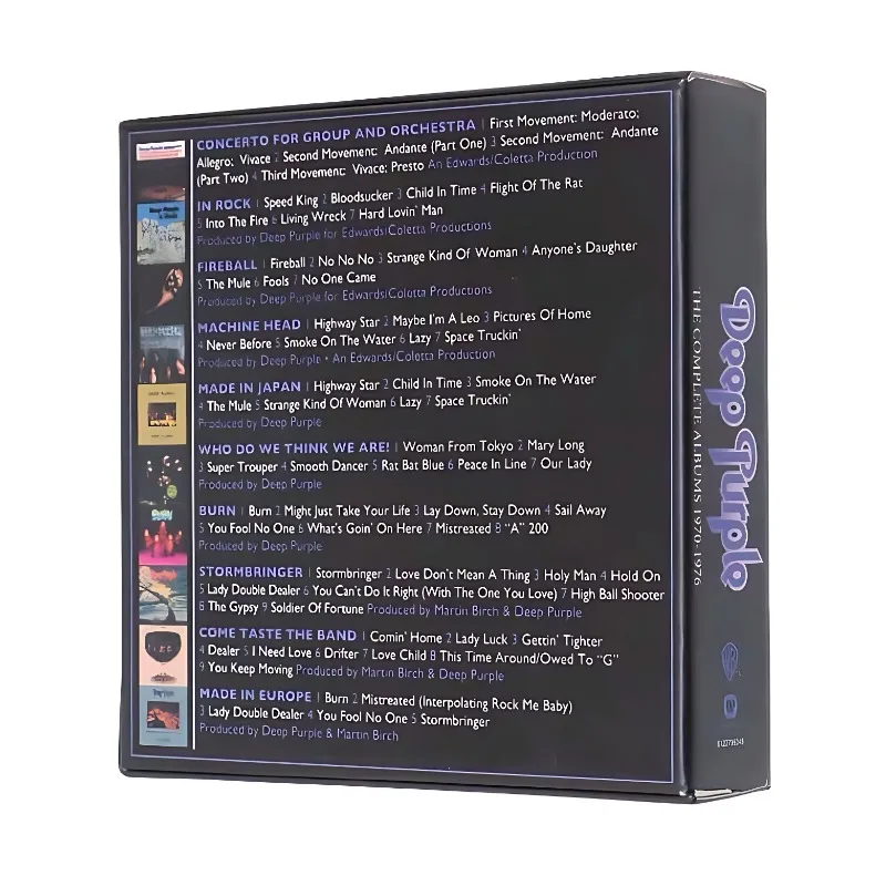 Album complet de groupe de musique Pop européen, groupe de Rock en métal lourd, 1970 – 1976 10CD
